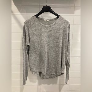 Rag & Bone Knit Long Sleeve Shirt - Gray